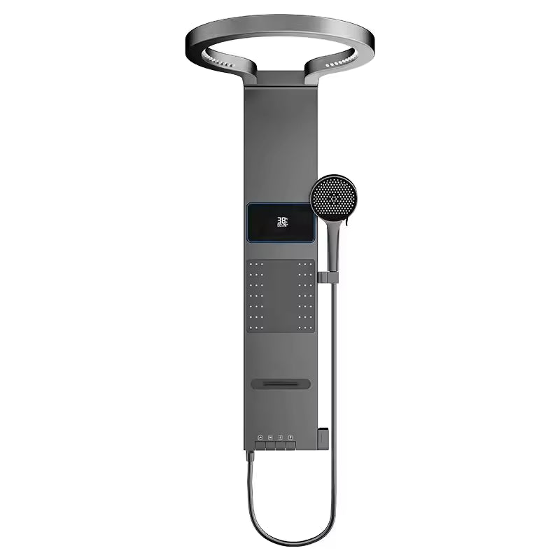 Colonne de douche hydromassante grise
